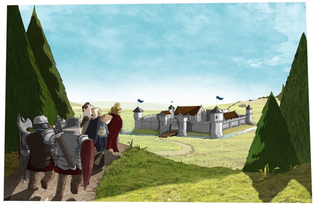 A view of the Chateau