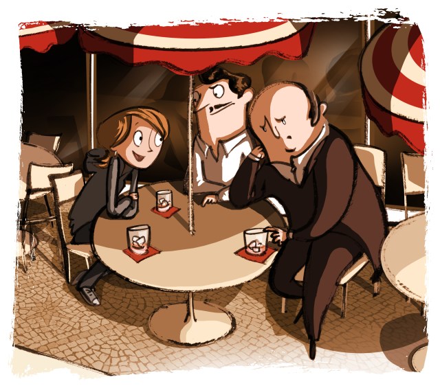 drinks on the terrace