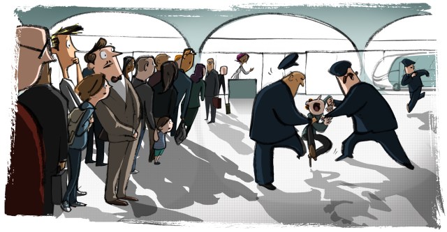 A troublesome passenger