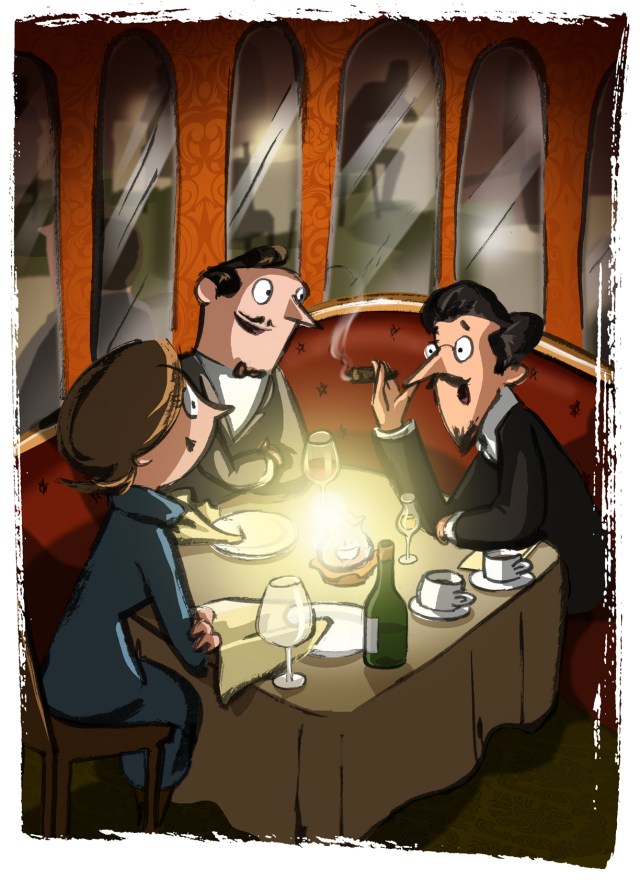 After dinner conversation